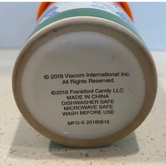 VIACOM 2018 Nickelodeon NICKTOONS 5¾"TRAVEL MUG Rugrat CAT/DOG Reptar REN&STIMPY - Picture 3 of 8